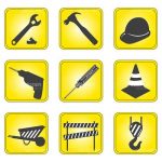 Construction and Tools Icon Set